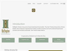 Tablet Screenshot of buffingtonhomes.com